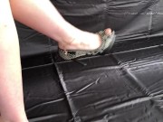 High heels dangling and QOS ankle chain 5/16