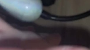 Girl Pumps Her Clit and Jerks Off