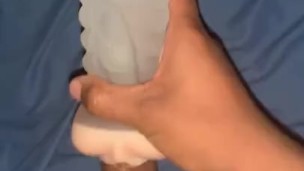 Stroking this hard dick 