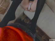 ♥ MarVal - Big Tits Japanese Schoolgirl Cosplay Get Creampie Twice | POV ♥ 3/16