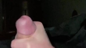 Solo masturbation with huge slo mo cumshot 