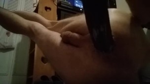 Watch as my ass creams all over my big black toy