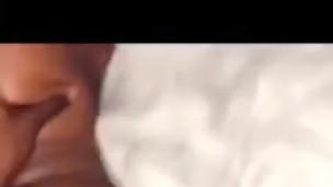 Ebony taking huge back shots