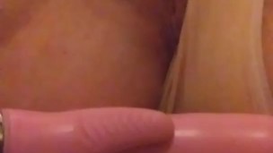 Bbw left home alone, all swollen needing a good squirt! 
