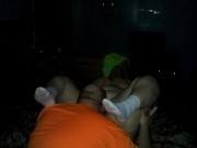 BBW pussy orgasms and makes stepbrother nut inside 1/16