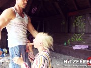 Random Dude Bodo BANGS Milf Slut Jana Schwarz in Park hitzefrei.dating 8/16