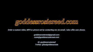 Goddess Rosie Reed  Bi Faggot Big Black Cock Dildo Brainwashing
