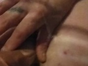 Double penetrating myself in front of glass so can enjoy the view