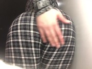 Beauty changes clothes in the dressing room. 11/16