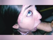 Hot Seductive pigtailed Mrs.wicked sloppy deepthroat ORAL CUM IN MOUTH 9/16