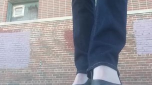 Black Heels Crush and Squish Grapes