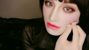 female mask disguise crossdresser transformation mtf 12