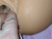 My Babe Doll Was Ask me to Fist her in Pussy and Fuck hard in Ass Cum Twice 6/16