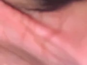 Lesbian pounds pussy with Strapon doggy style  3/16