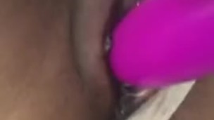 Teasing My Mixed Girl Pussy Gets Me So Wet