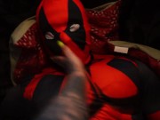Deadpool Valentine date strapon fuck 2/16