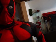 Deadpool Valentine date strapon fuck 4/16