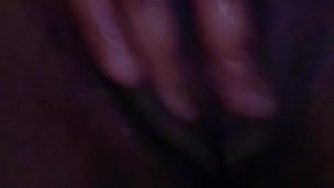 Moaning while I squirt in the shower.