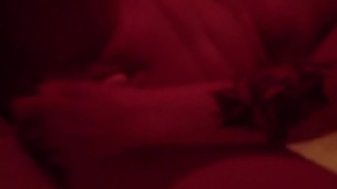 Full length from behind fucked by vibrator 