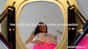 Girl Farts on You From Her Toilet Chair Peteuse Cute Farts