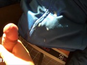 Step Mom jerks me off while nobody's around... Step Son with big cock  16/16