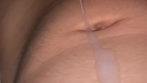 Solo straight boy jerking his big dick and cumming