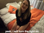 Girl gets Rough Mouth Fucked for Cash, while her BF was not in the Hotel 2/16