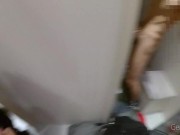 DRESSING ROOM FLASH PART2. La signora mi sega il cazzo e sborro. 8/16