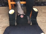 kelly_feet mistress lick shoes school girl kiss and sniff nylon socks 6/16