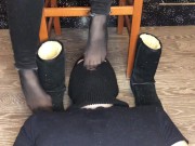 kelly_feet mistress lick shoes school girl kiss and sniff nylon socks 8/16