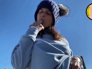 Horny Exhibitionist Lesbians Finger Fuck Outdoors - FitSid & SmilesofSally 8/16