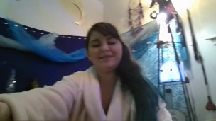 Smoking playing with my pussy & pissing all over myself & Makin myself cum
