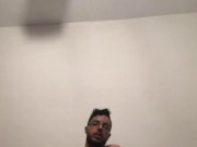 Masturbating 