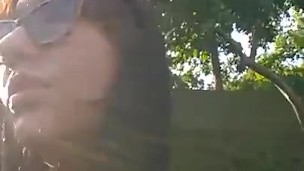 Taking a sun sitting on the grass