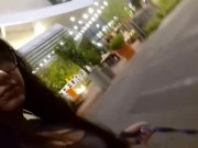 Strolling in the mall alone in the dark 13/16