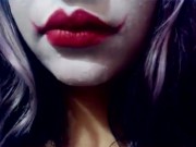 Harley Quinn playing with her mouth 7/16