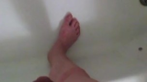 POV Gleefully Unashamed Barefoot Peeing In My Bathtub
