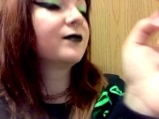 Babygirl_goth SFW Smoking Video