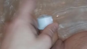 Toying my little pussy before daddy wakes up
