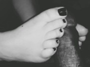 Sunday night footjob