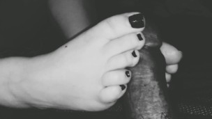 Sunday night footjob