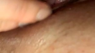 Girl playing with pussy for daddy