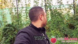 OLD MILF - almost GILF - got PUBLIC park bang in Berlin RUBINA dates66