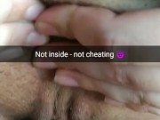 [Snapchat.Cuckold] Not inside - not cheating. 8/16