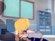 Fate/Grand Order — Artoria Pendragon (Lancer) makes you cum 3 times 3/16