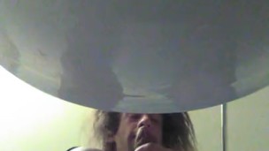 Peeing, Standing Over My Toilet And On My Phone Camera