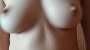 tugging boobs