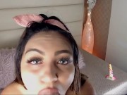 Do throat blowjob and expensive at the same time and cum 7/16