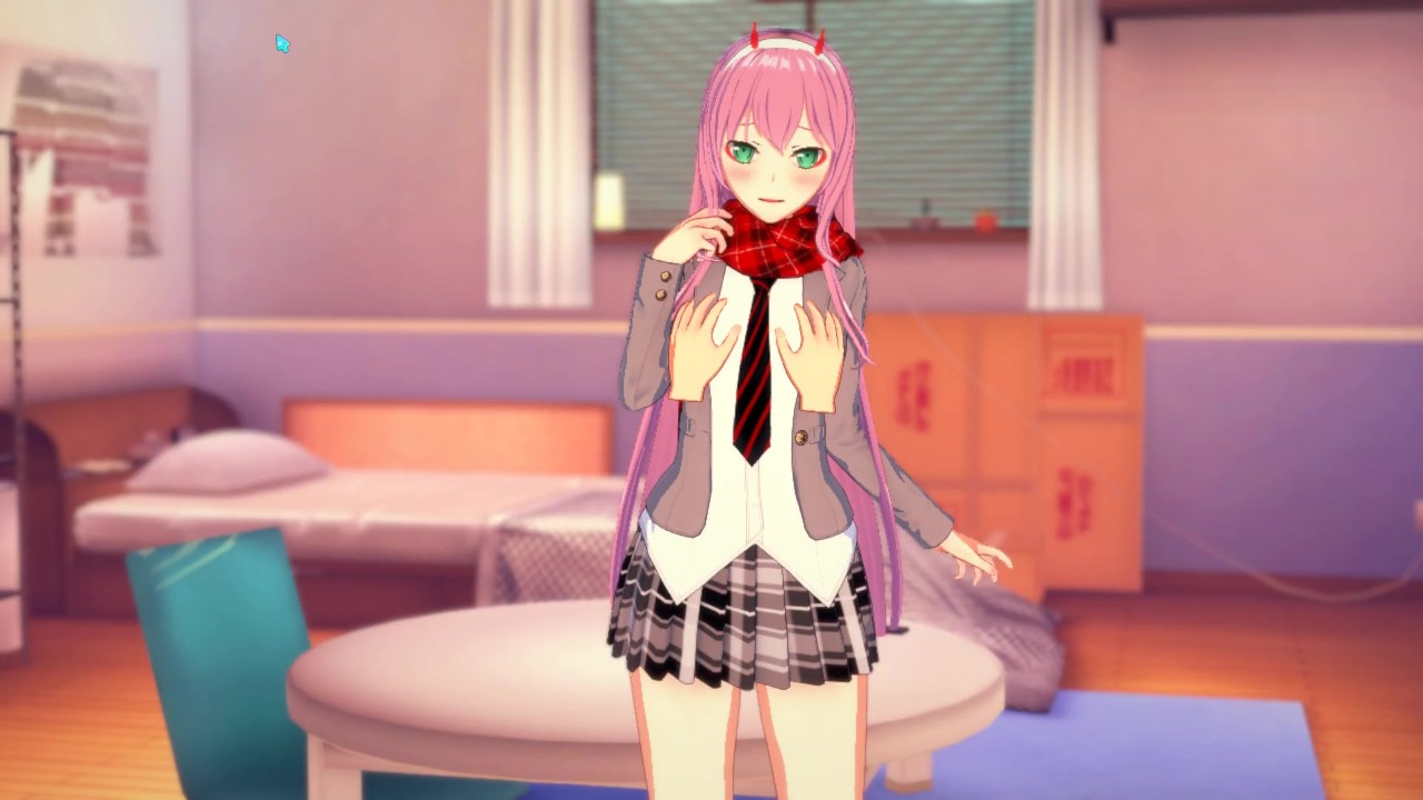 3D Hentaigame - взять девственность Zerotwo и кремпай