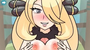 Pokemon -Trainer - Cynthia Titfuck Gameplay By LoveSkySan69